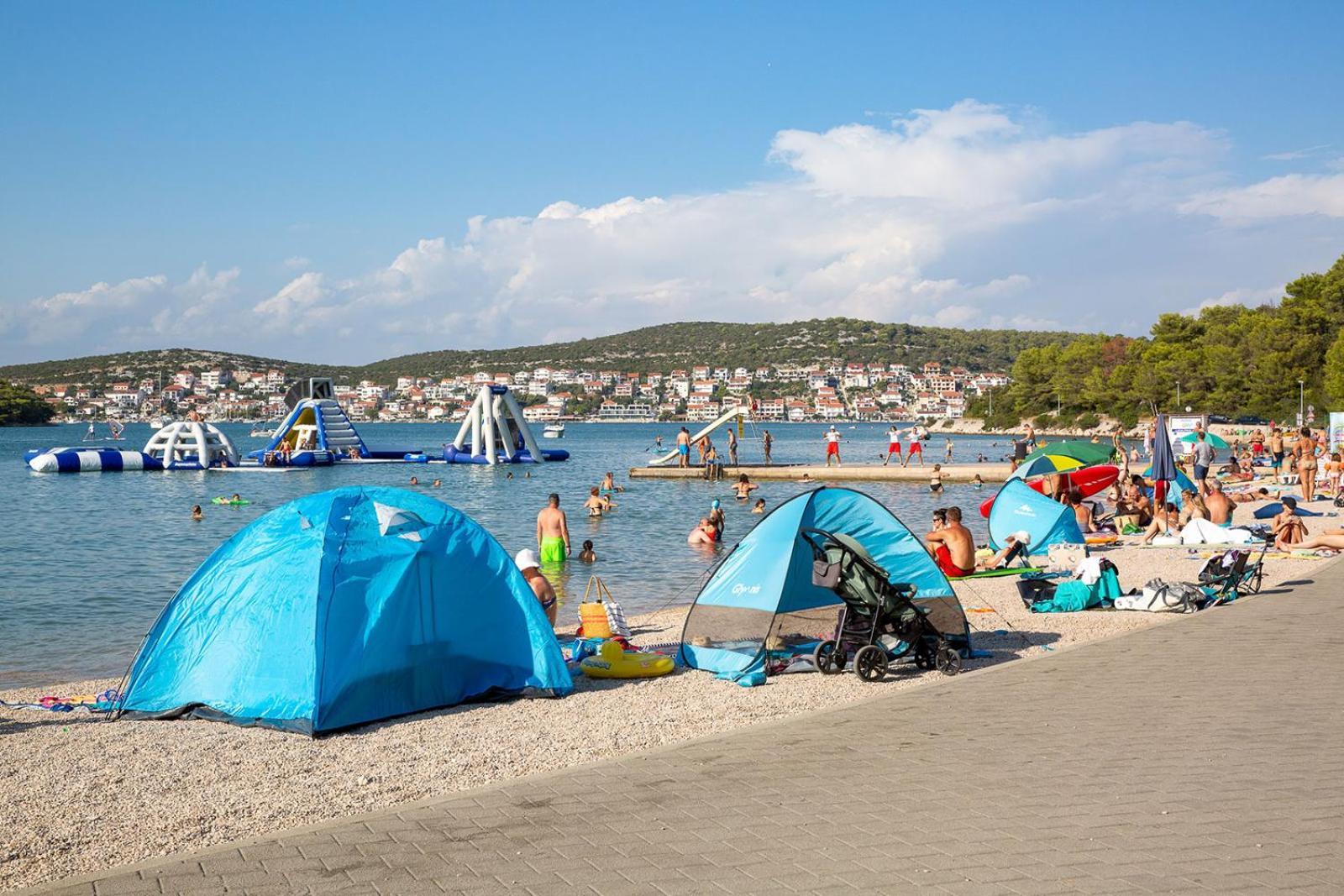 Mobilheim Andrea Wunderschoene Ferienwohnung Direkt Am Meer Jezera Ngoại thất bức ảnh